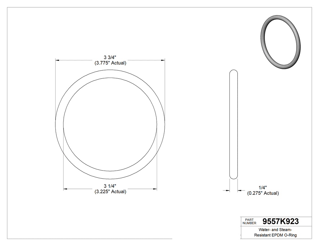 Technical drawing - 9557K923